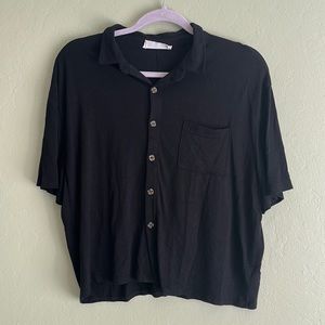 Button down tee